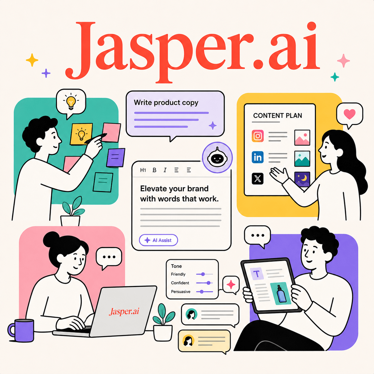 jasper ai course tile