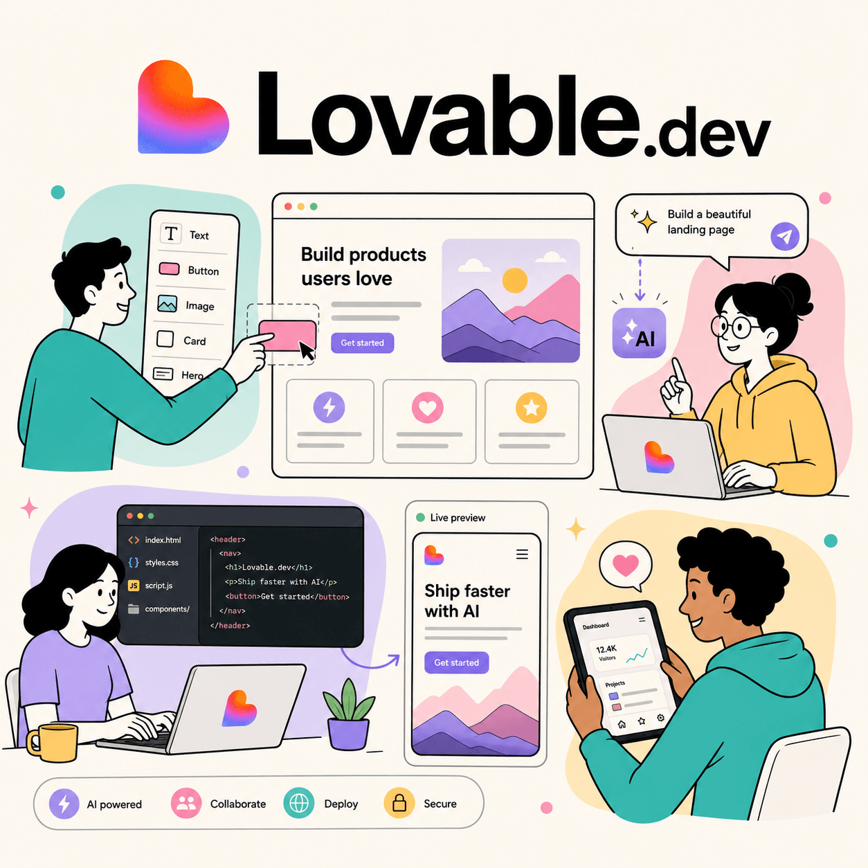 lovable course tile