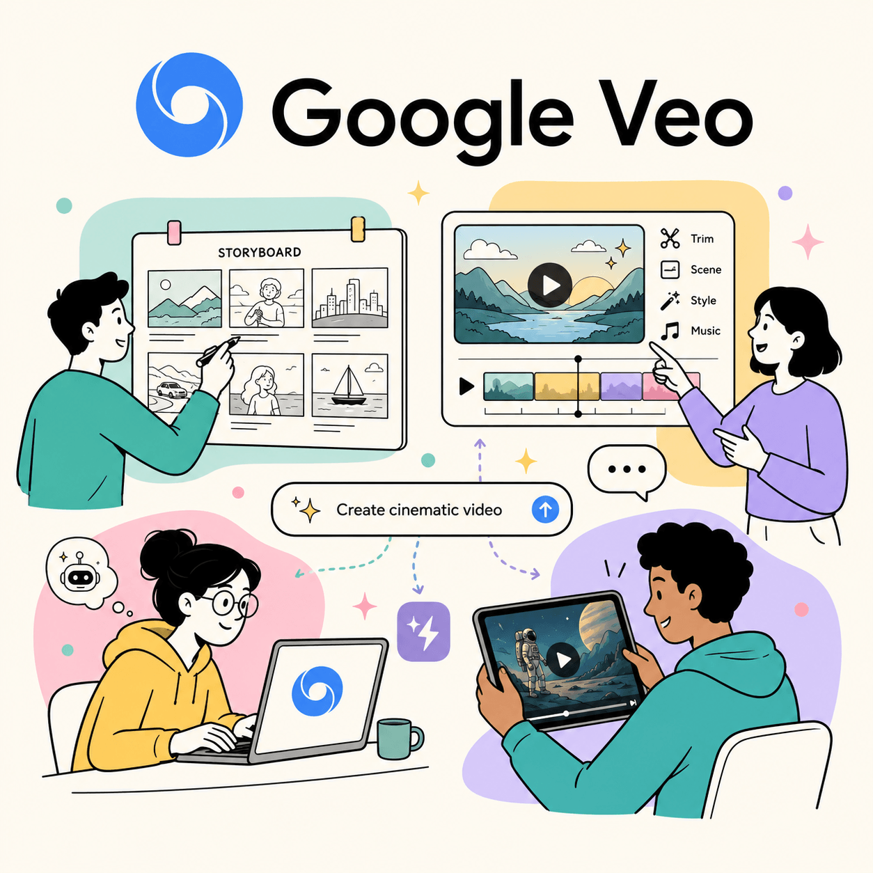 veo course tile